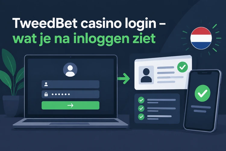TweedBet casino login – wat je na inloggen ziet